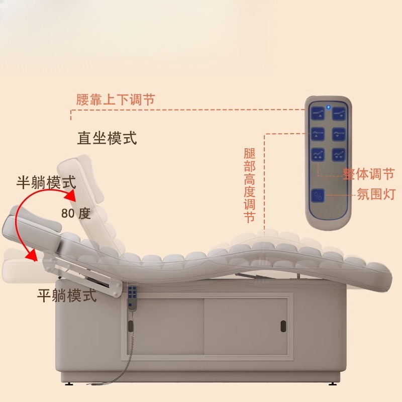 Luxury Skincare Organic - Constant temperature heating bed, massage physiotherapy