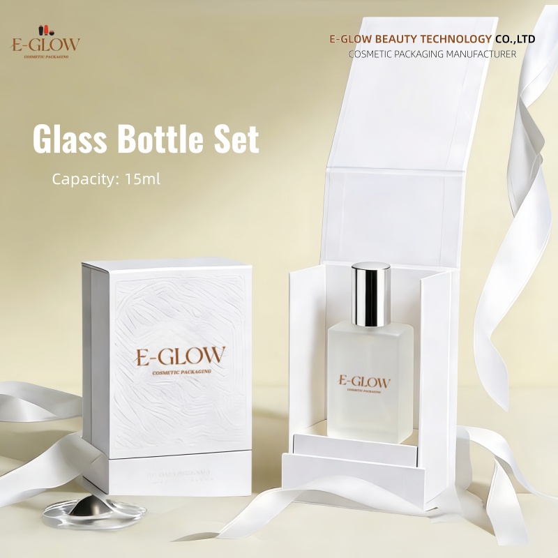 Luxury Skincare Packaging - 【Logo Custom】100Pcs Customized 15ml Frosted Glass