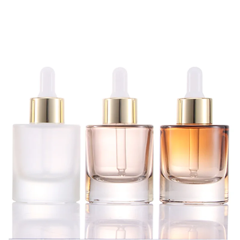 Luxury Skincare Packaging - Glass Oil Bottle, Small High Grade