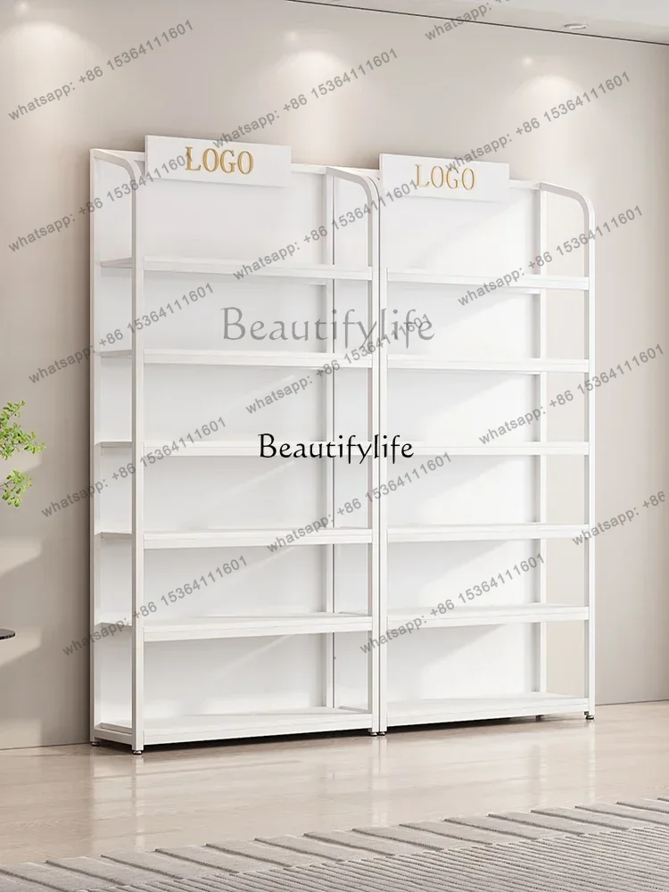 Luxury Skincare Organic - FG43Customized Cosmetics Display Light Luxury Shelf