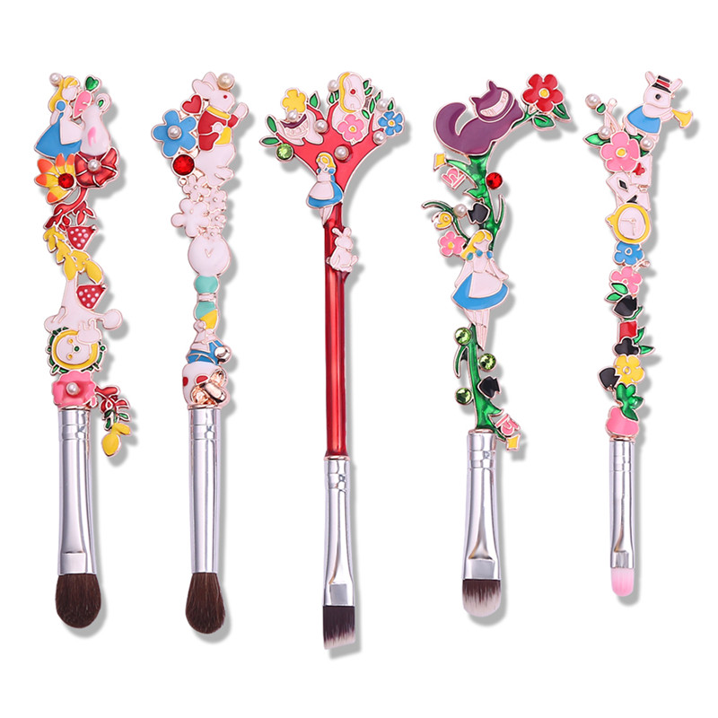 Luxury Skincare Accessories - Luxury 5PCS/SET Makeup Brushes Set Alice