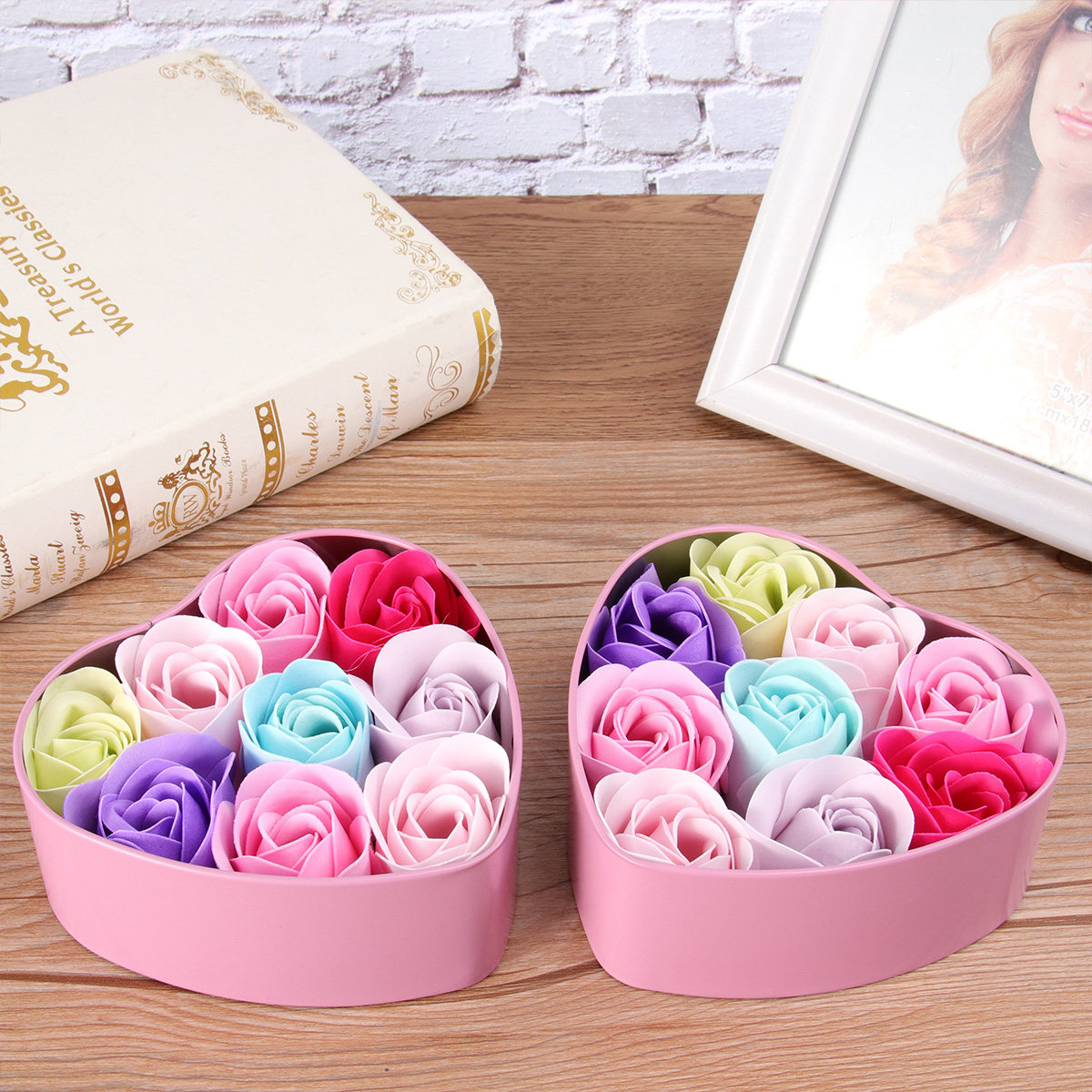 Rose Soap Flower Soap Set in E - đánh giá và giá Luxury Natural Skincare