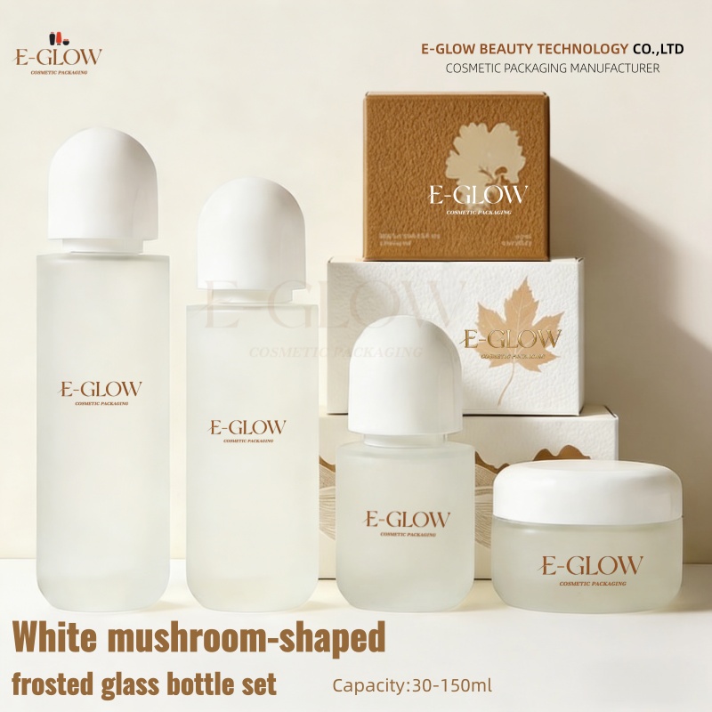 【Logo Custom】1Pcs Frosted Glas - đánh giá và giá Luxury Skincare Packaging