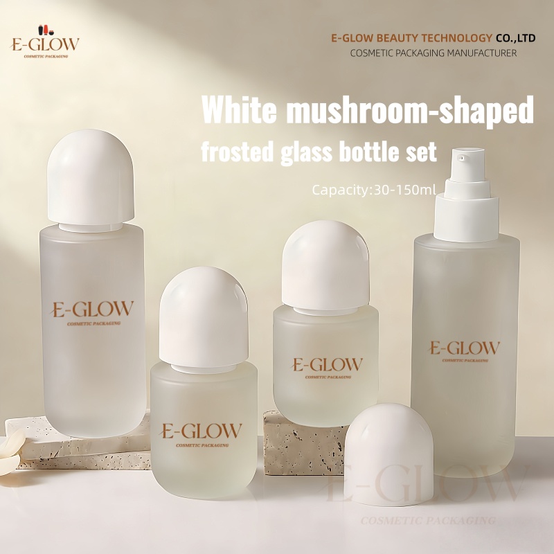 【Logo Custom】1Pcs Frosted Glas - đánh giá và giá Luxury Skincare Packaging