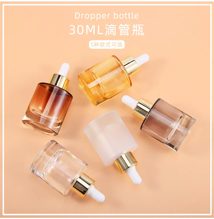 Glass Oil Bottle, Small High G - đánh giá và giá Luxury Skincare Packaging