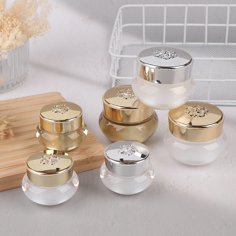 Acrylic Empty Travel Cream Jar - đánh giá và giá Luxury Skincare Cream