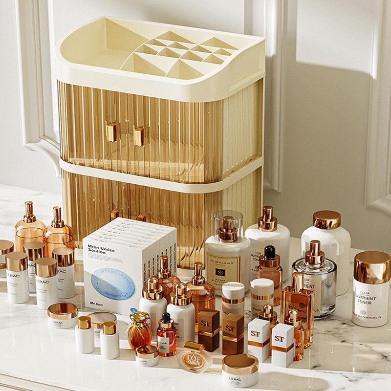Cosmetics Storage Box Desktop  - đánh giá và giá Luxury Natural Skincare