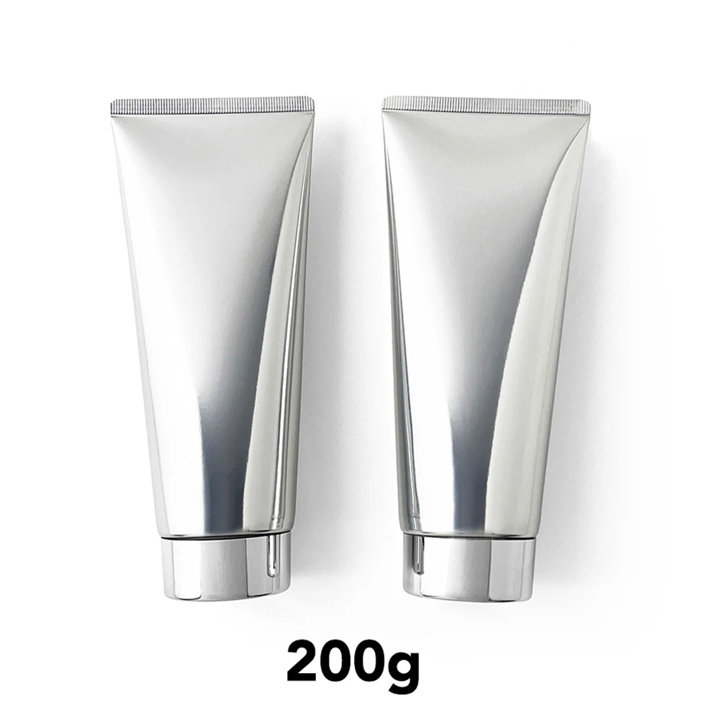 200ml Silver Aluminum Plastic  - đánh giá và giá Luxury Skincare Packaging