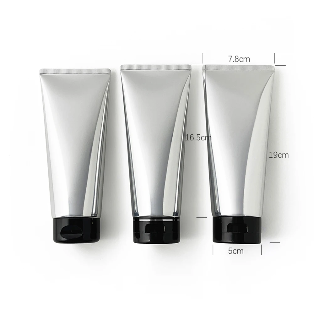 200ml Silver Aluminum Plastic  - đánh giá và giá Luxury Skincare Packaging