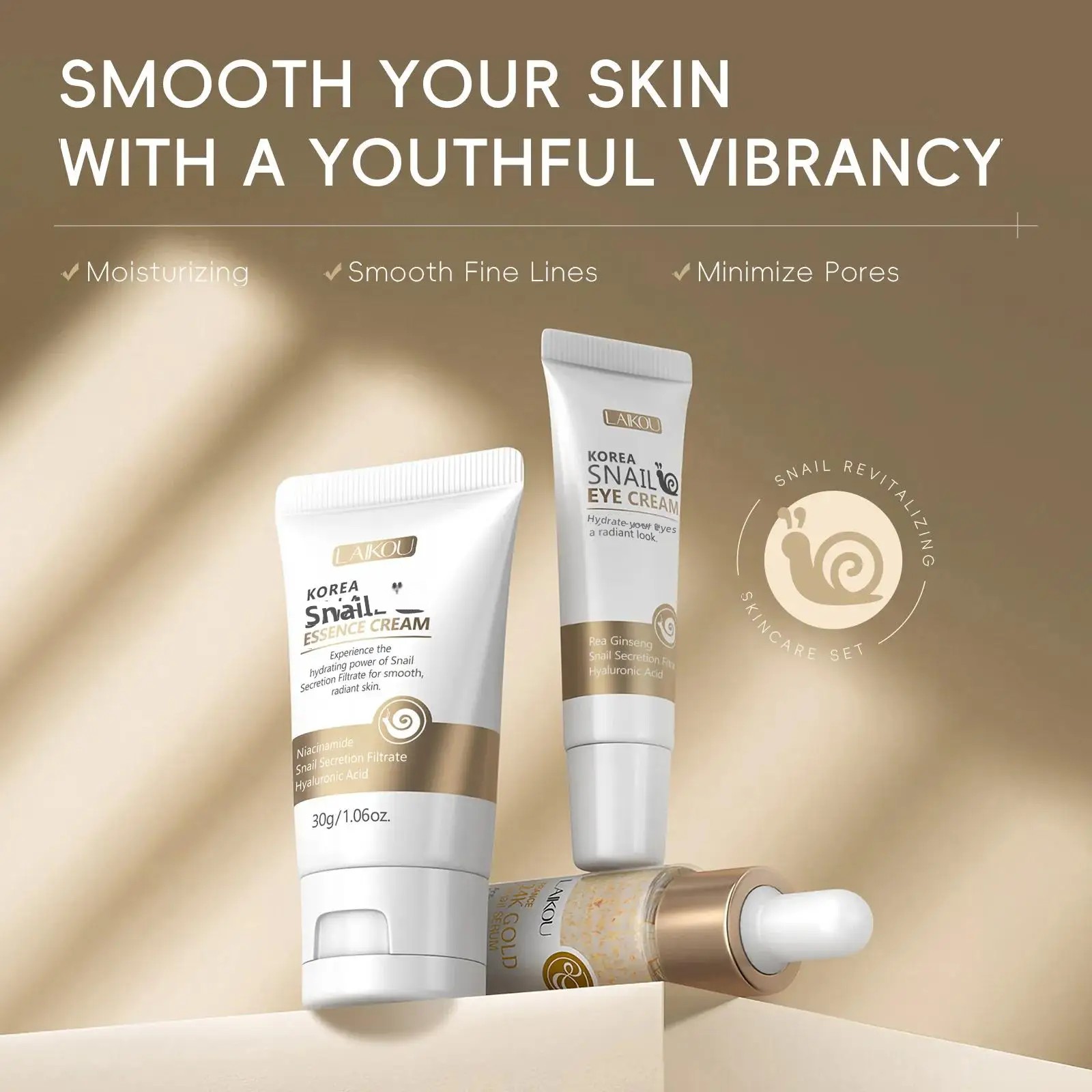 24K Gold Snail Repair Serum Ey - đánh giá và giá Luxury Skincare Cream