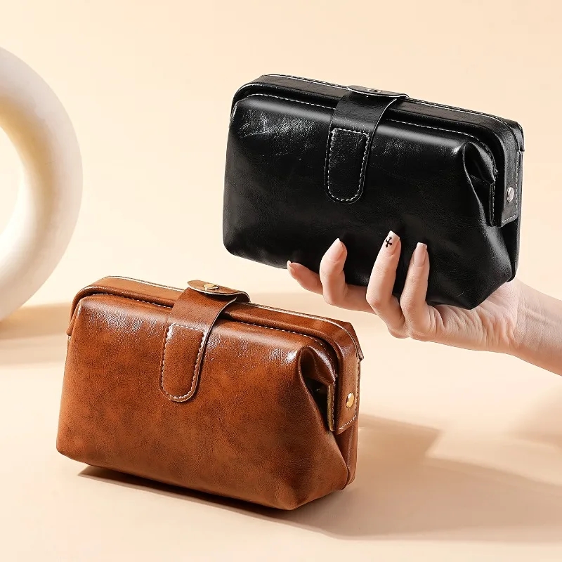 Vintage PU Leather Luxury Cosm - đánh giá và giá Luxury Skincare Accessories