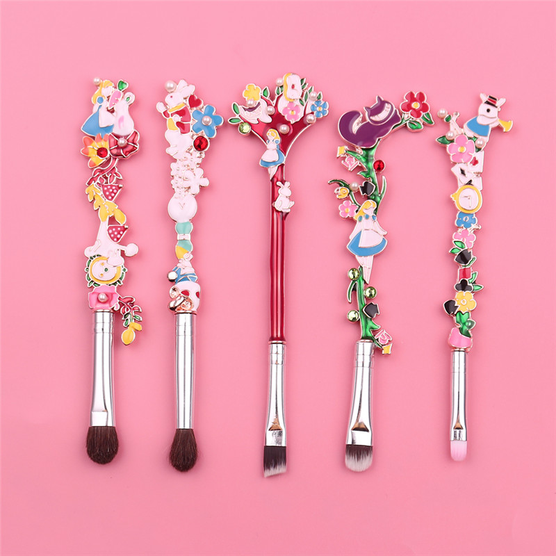 Luxury 5PCS/SET Makeup Brushes - đánh giá và giá Luxury Skincare Accessories