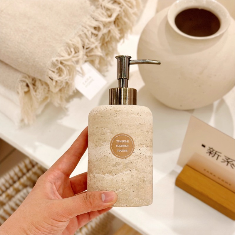 Natural Stone Lotion Dispenser - đánh giá và giá Luxury Natural Skincare